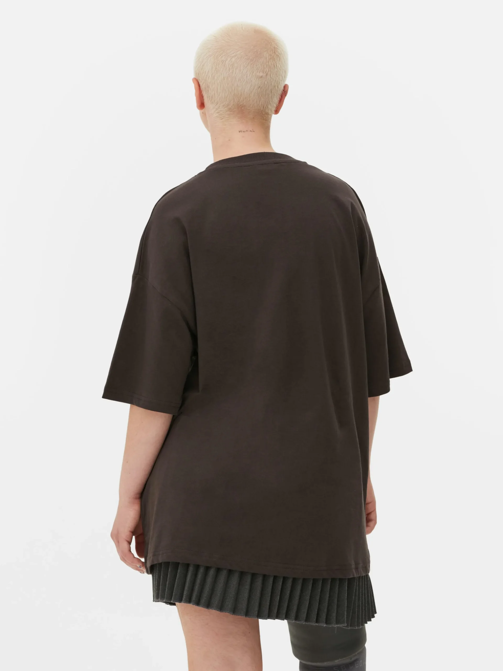 Grafik-T-Shirts Und -Sweatshirts|Tops Und T-Shirts|Primark „Van Gogh Zypressen“ T-Shirt Im Oversized-Look Anthrazitfarben
