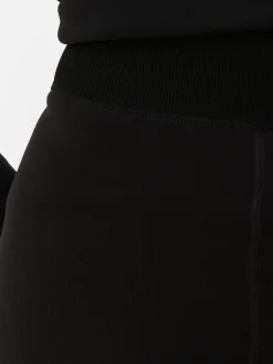 Strumpfhosen|Hosen Und Leggings|Primark Verkürzte Samt-Leggings Mit Plüschfutter Schwarz