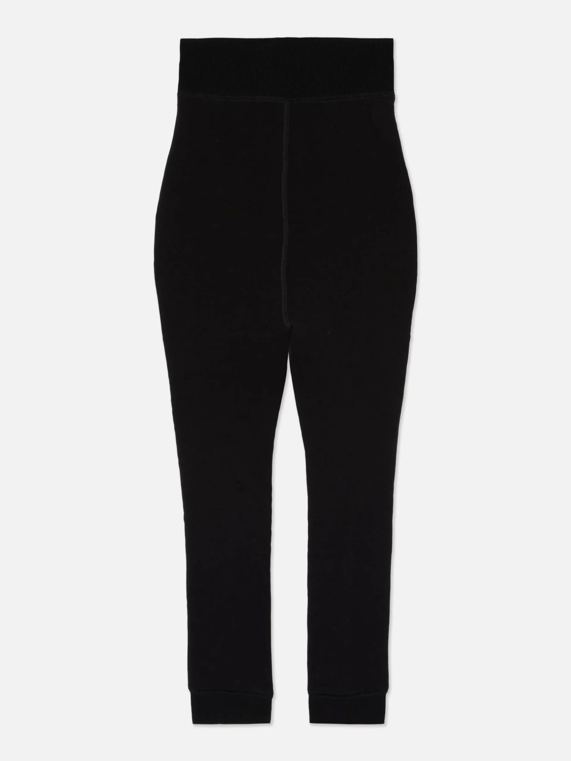 Strumpfhosen|Hosen Und Leggings|Primark Verkürzte Samt-Leggings Mit Plüschfutter Schwarz