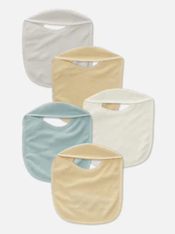 Füttern Und Abstillen|Primark Verschiedene Lätzchen Aus Frottee, 5er-Pack Gelb