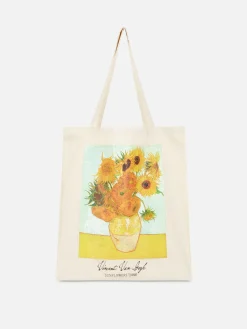 Taschen Und Portemonnaies|Primark „Vincent Van Gogh Sonnenblumen“ Tragetasche Naturfarben