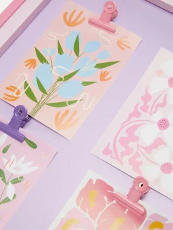 Bilderrahmen Und Wandschmuck|Primark Wandkunst Mit Blumendesigns Zum Aufhängen Multi