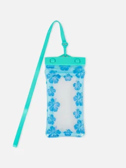 Handyhüllen|Primark Wasserfeste Handytasche Mit Blumenmuster Blau