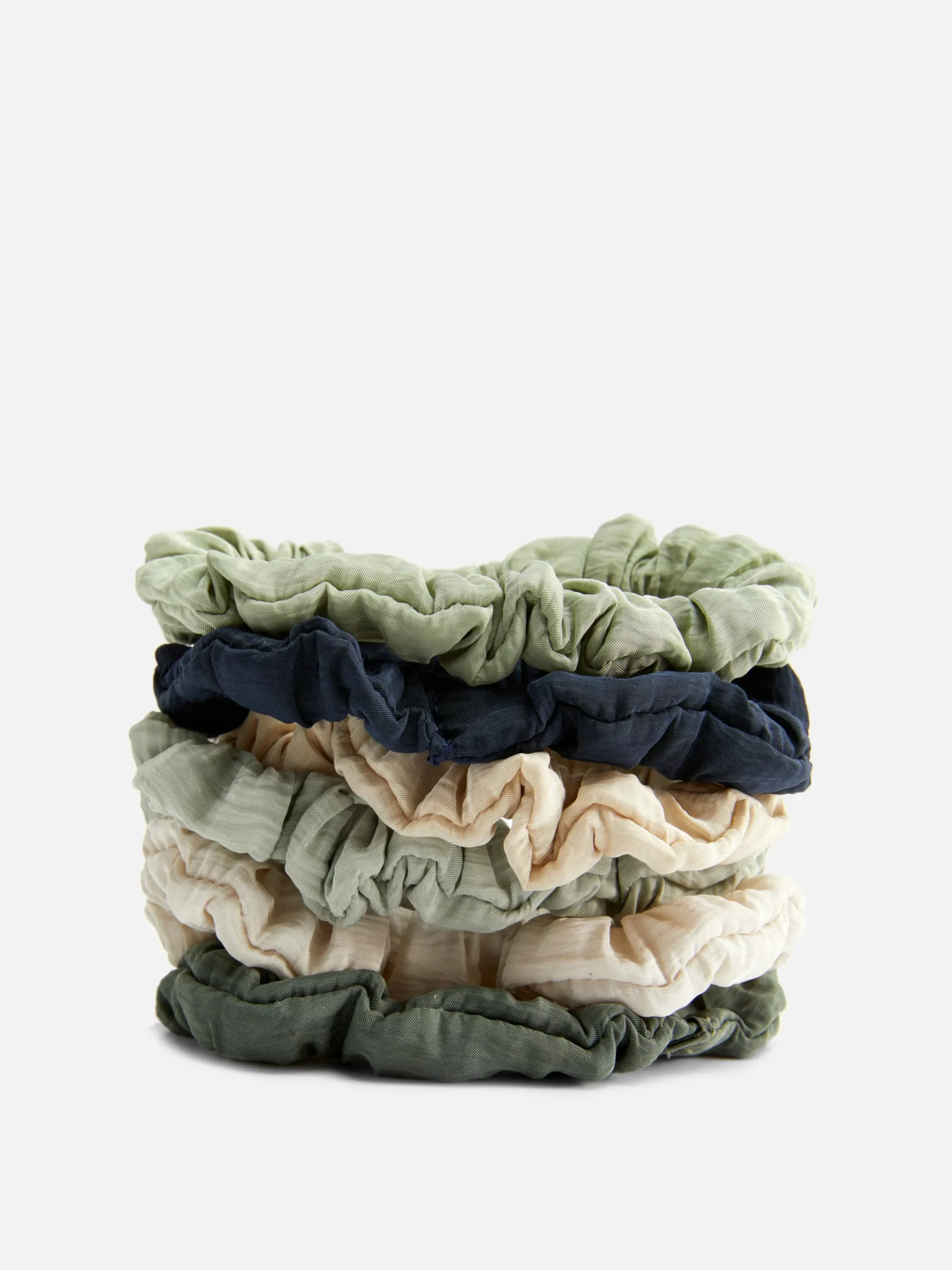 Haarschmuck|Primark Weiche Mikro-Haargummis, 6er-Pack Grün