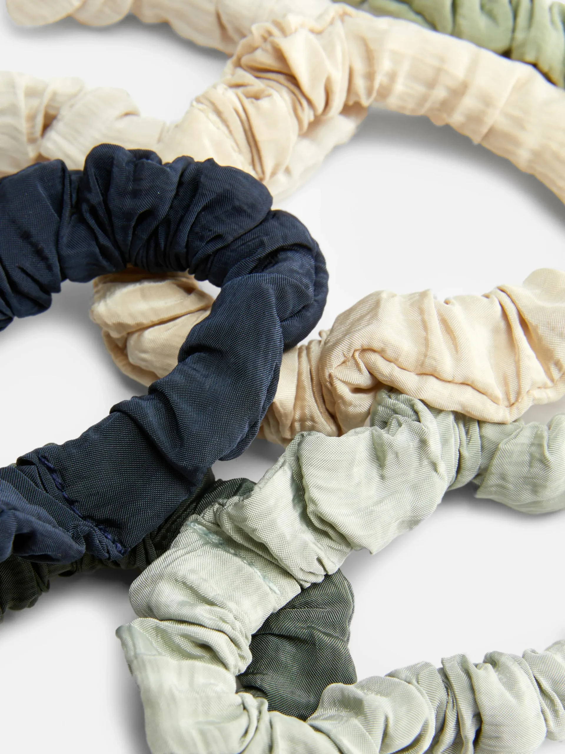 Haarschmuck|Primark Weiche Mikro-Haargummis, 6er-Pack Grün