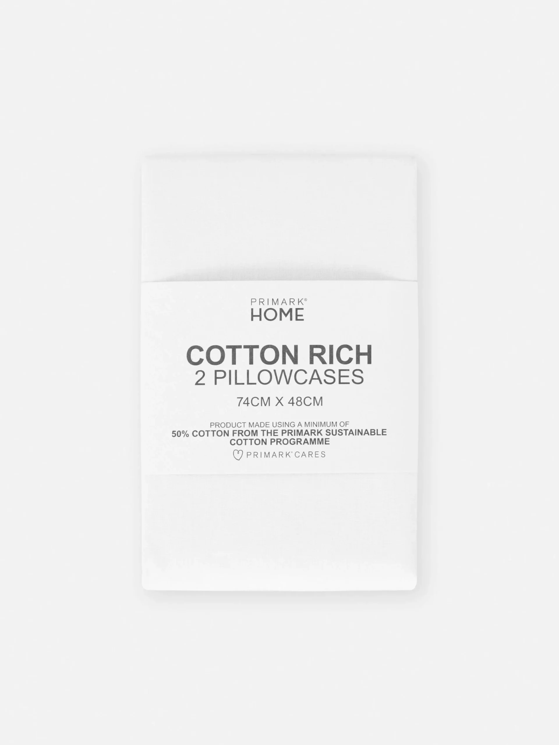 Bettlaken Und Kopfkissenbezüge|Primark e Essential-Kopfkissenbezüge, 2er-Pack Weiß