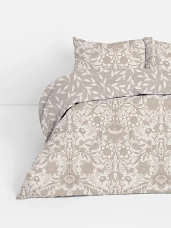 Bettwäsche Und Sets|Primark Wendbare Bettwäsche Mit Blumenmuster, Kingsize Naturfarben