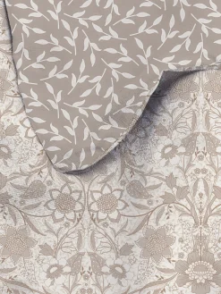 Bettwäsche Und Sets|Primark Wendebettwäsche Mit Blumenmuster, Super-Kingsize Naturfarben