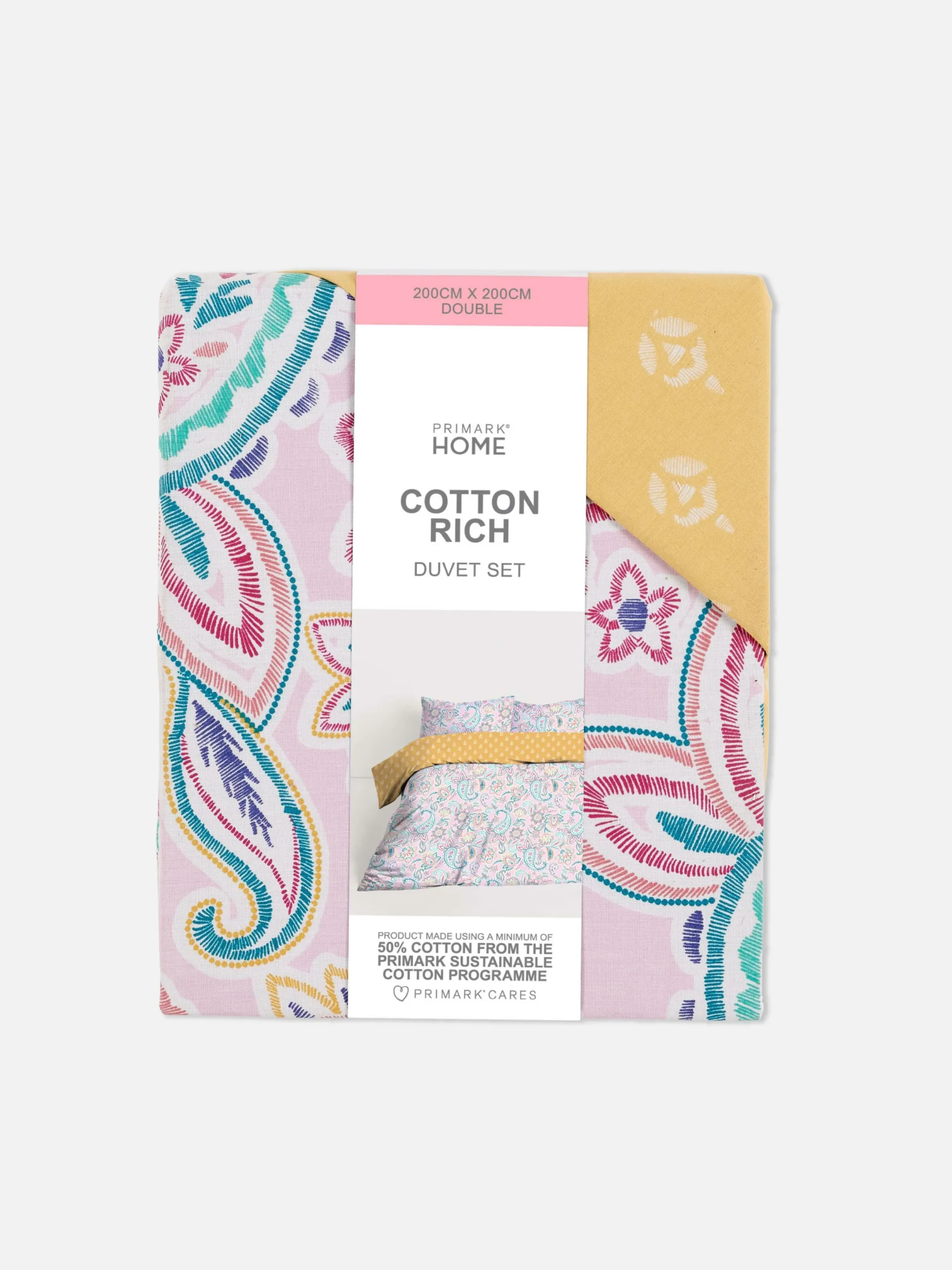 Bettwäsche Und Sets|Primark Wendebettwäsche Mit Paisleymuster, Doppelbett Grün
