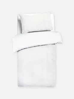Bettwäsche Und Sets|Primark Wendebettwäscheset Für Einzelbetten Mit Textur Weiß