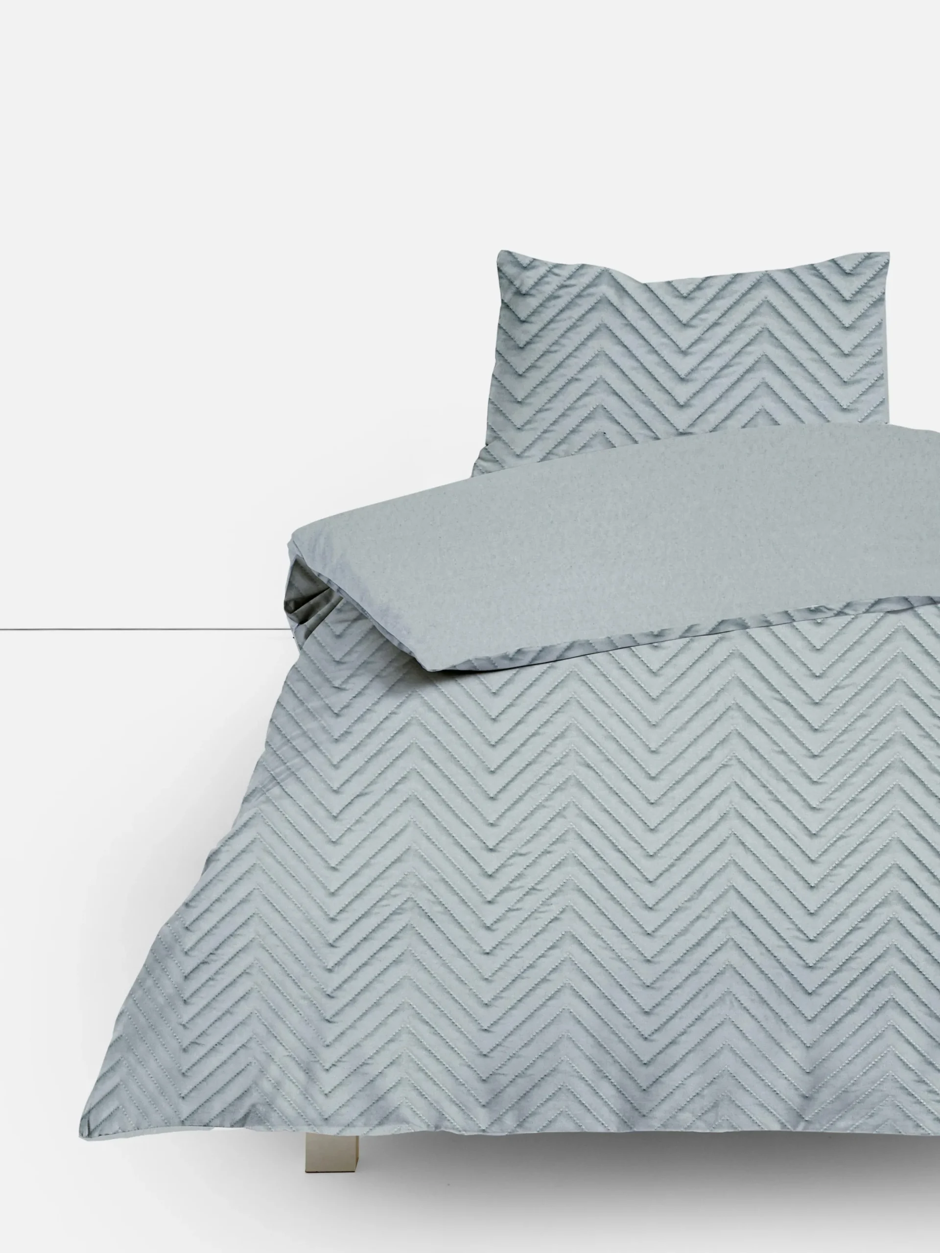 Bettwäsche Und Sets|Primark Wendebettwäscheset Für Einzelbetten Mit Textur Anthrazitfarben