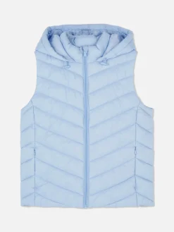 Jacken Und Mäntel|Primark Weste Mit Kapuze Blau