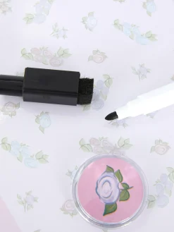 Basteln Und Handarbeiten|Primark Whiteboard Mit Blumenmuster Rosa