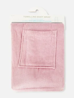 Handtücher|Primark Wickelhandtuch Mit Selbstverschluss Rosa