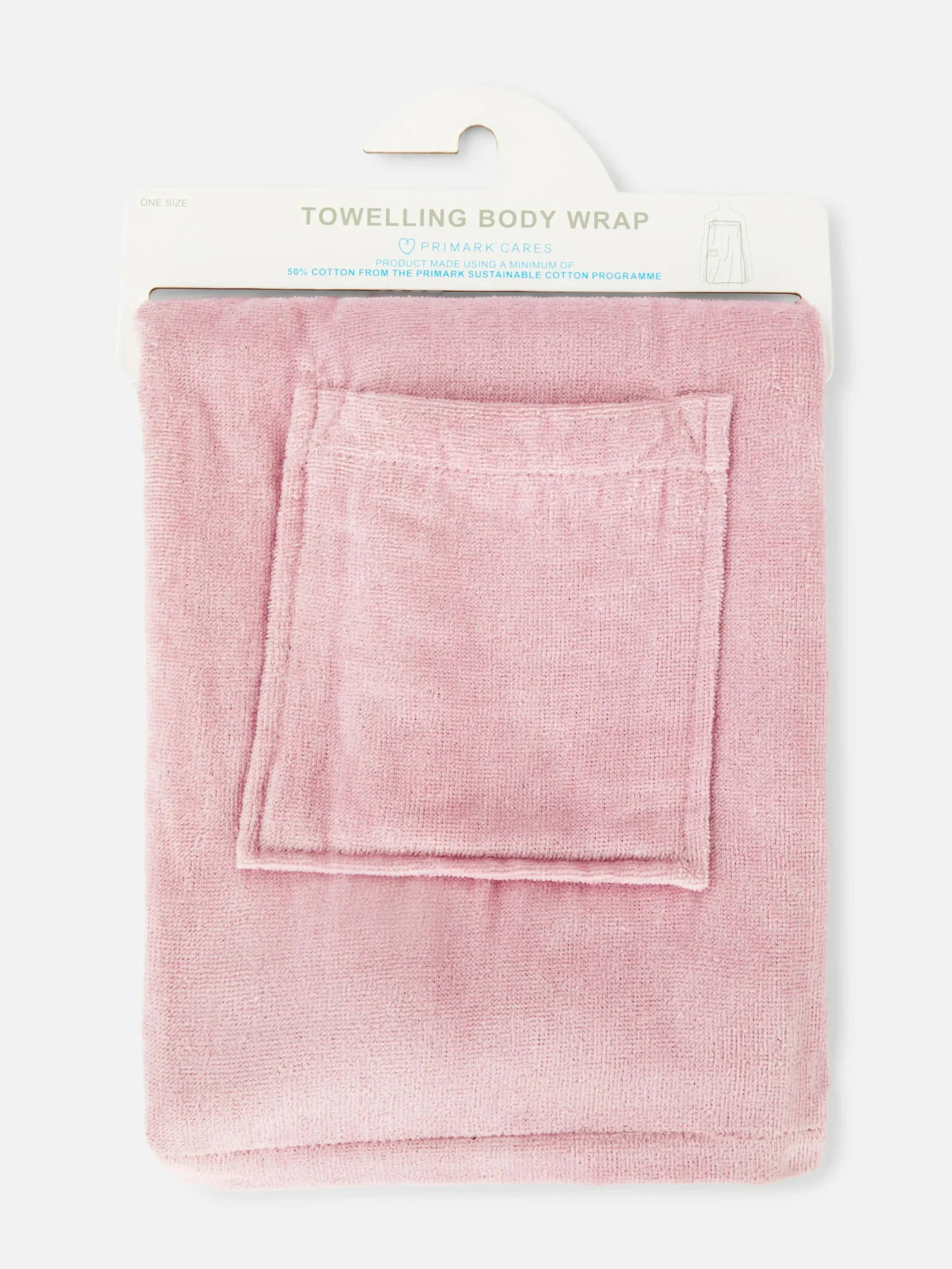 Handtücher|Primark Wickelhandtuch Mit Selbstverschluss Rosa