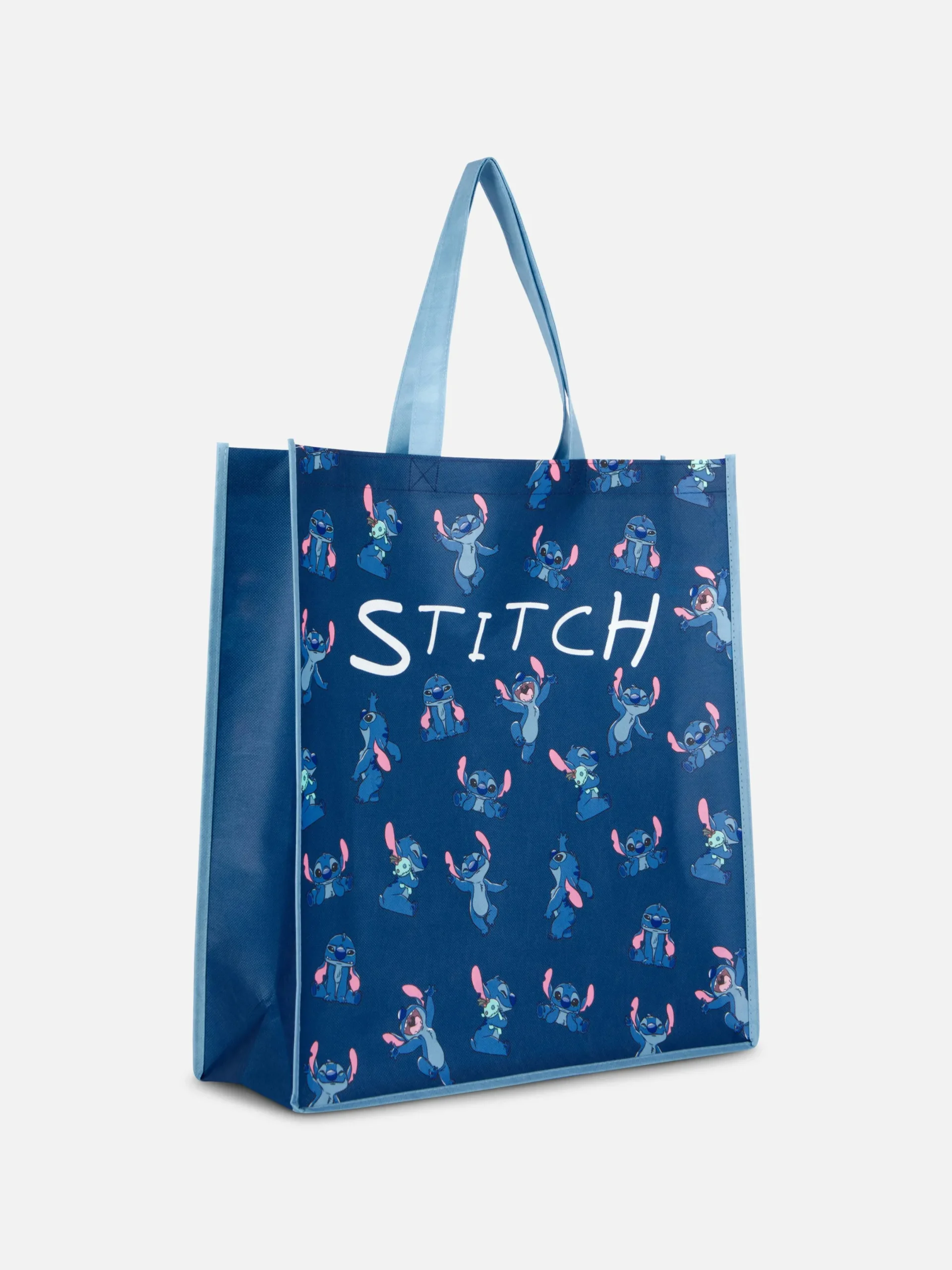 Taschen Und Portemonnaies|Primark Wiederverwendbare „Disney Stitch“ Einkaufstasche Marineblau