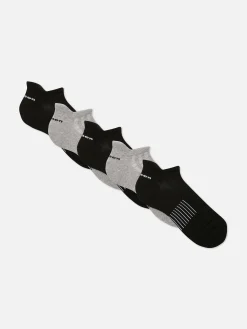 Socken|Sportbekleidung|Primark „Wilson“ Sneakersocken, 5er-Pack Schwarz
