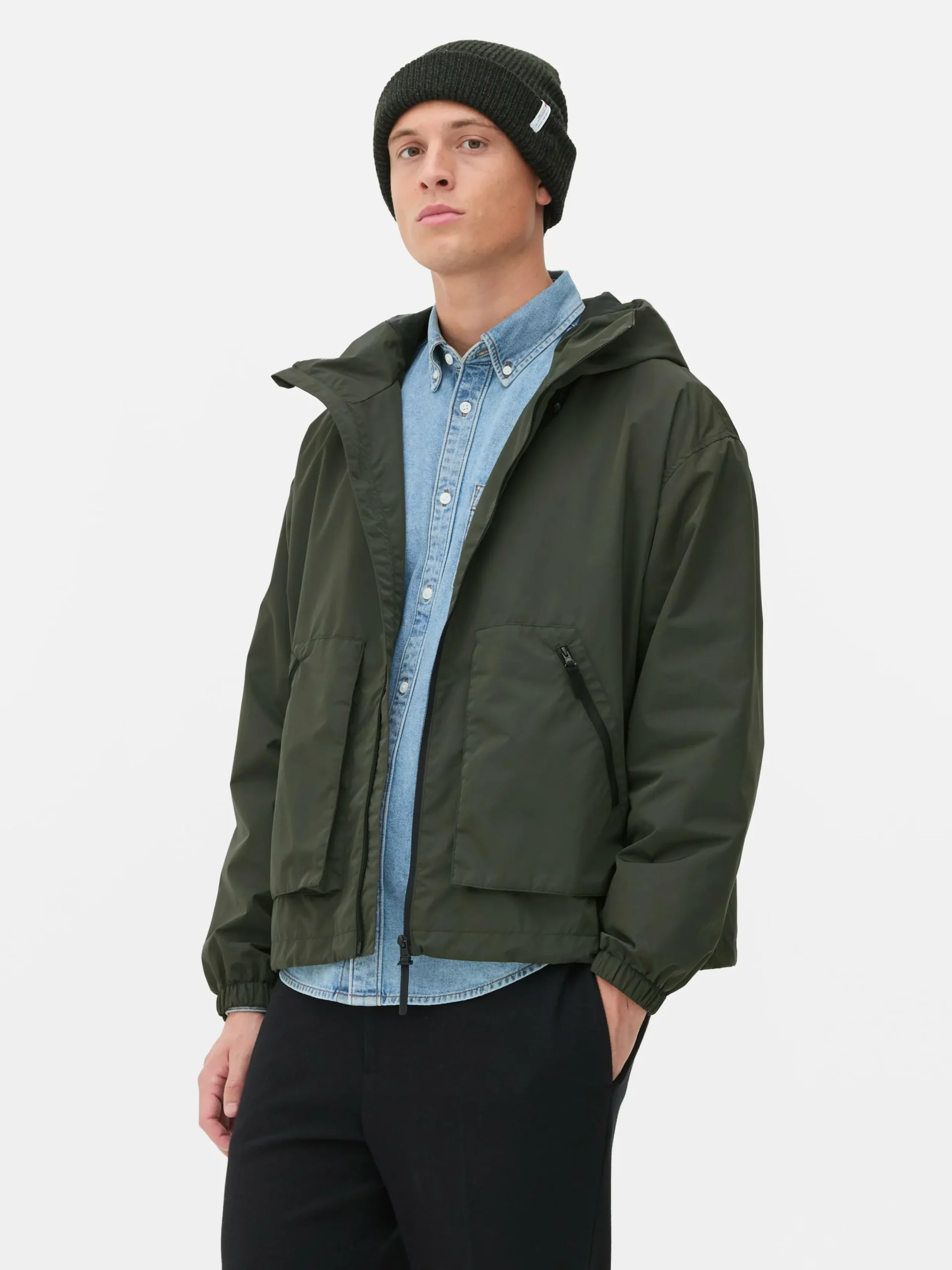 Jacken Und Mäntel|Primark Windjacke Mit Kapuze Grün