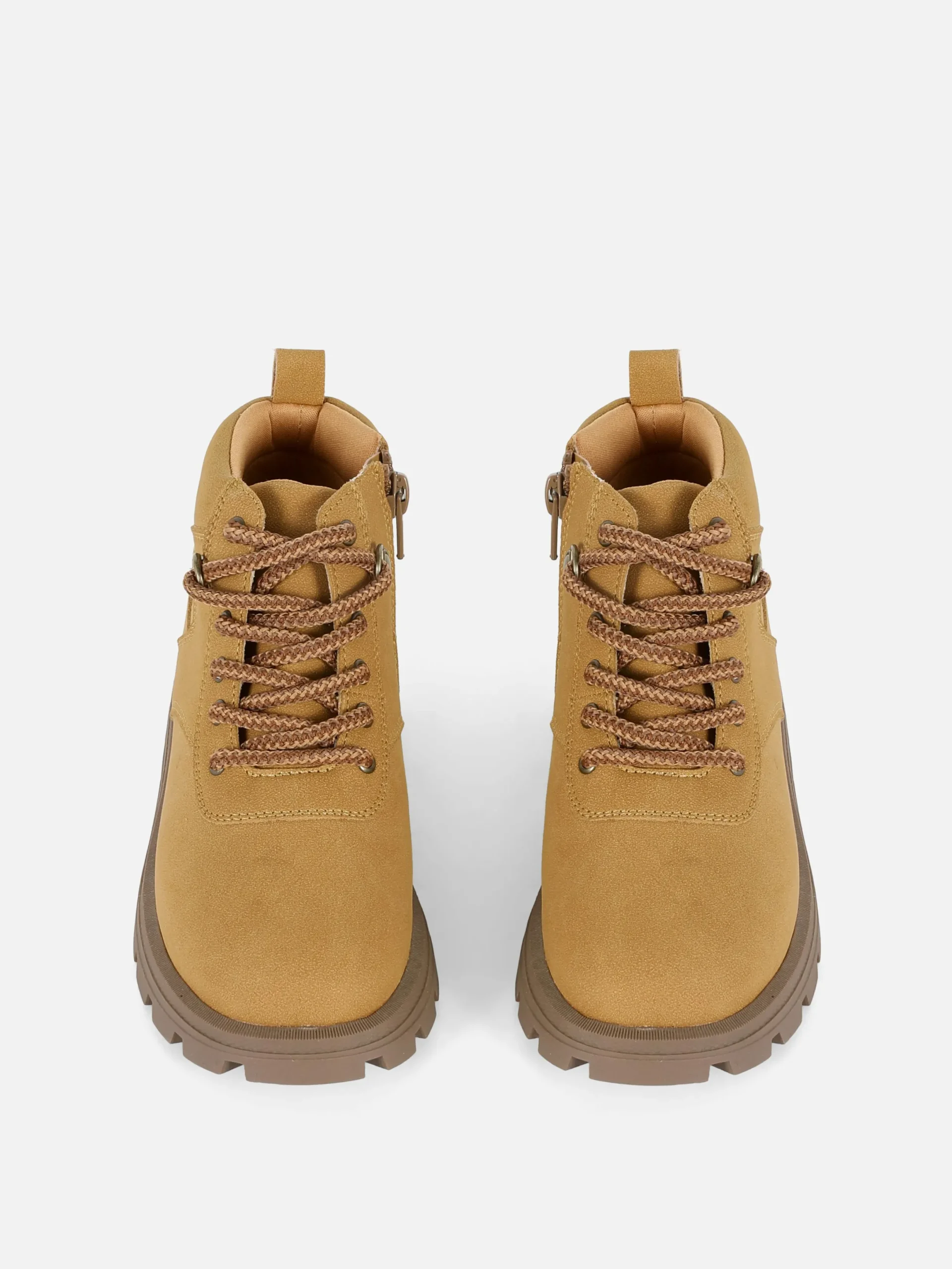 Stiefel Und Gummistiefel|Primark Worker Boots Mit Reißverschluss Braun