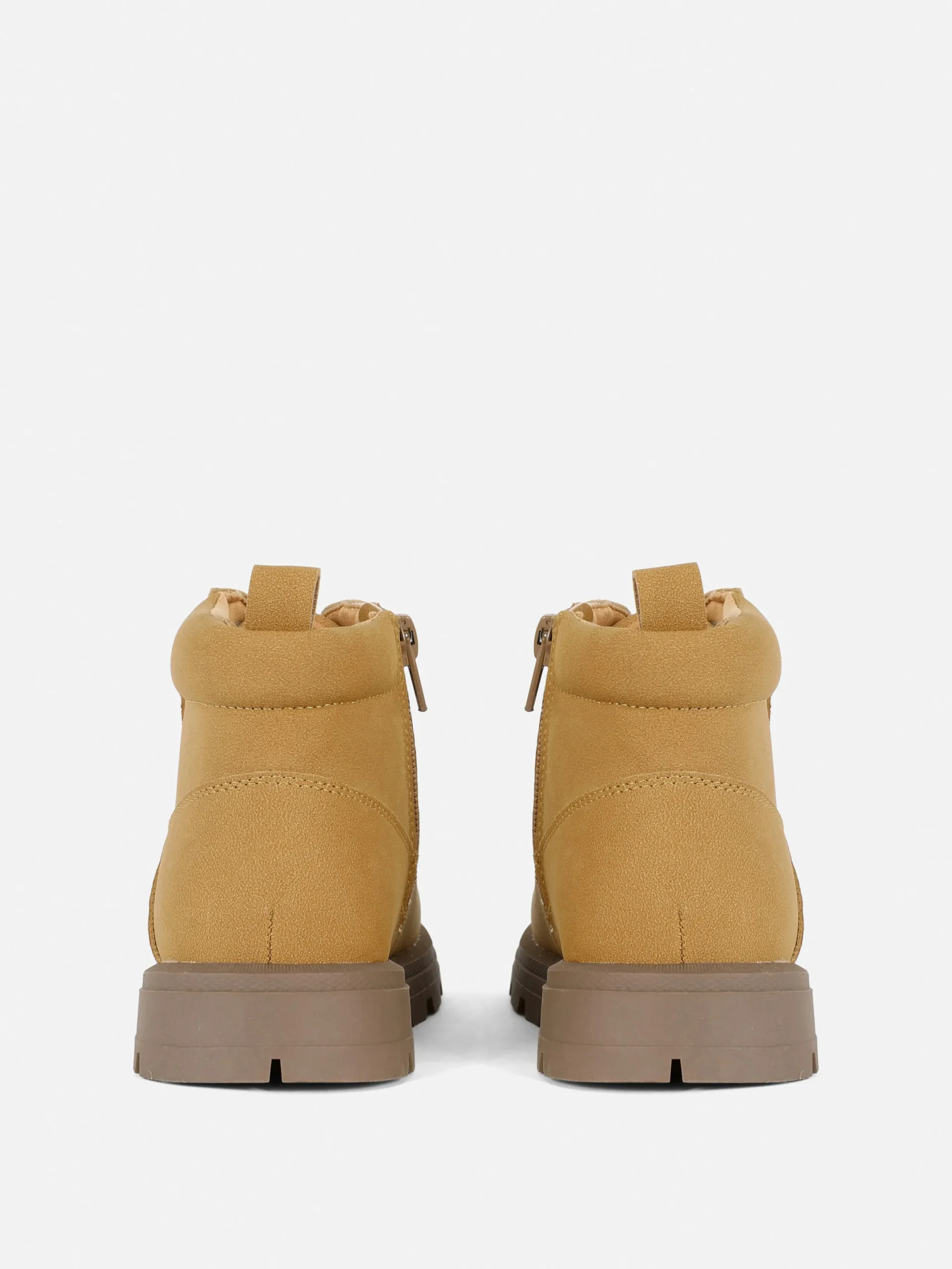 Stiefel Und Gummistiefel|Primark Worker Boots Mit Reißverschluss Braun