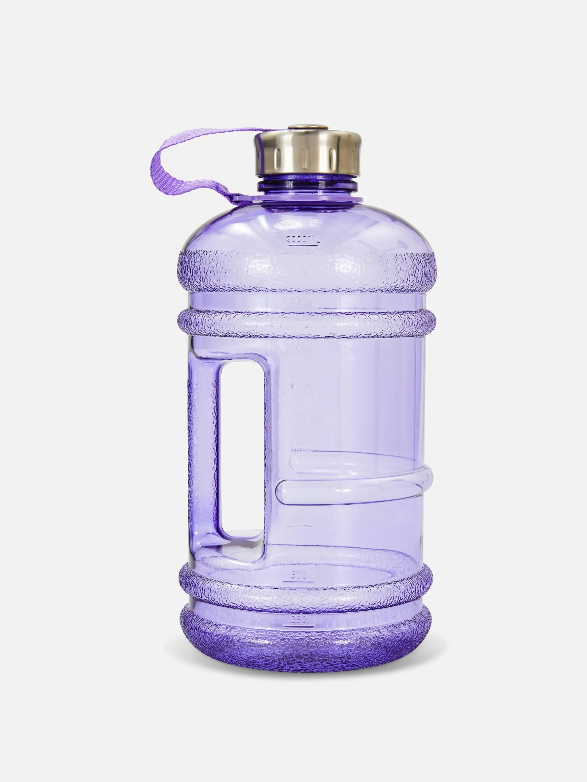 Tassen Und Becher|Primark XXL Sport-Trinkflasche Mit Griff, 2000 Ml Lilafarben