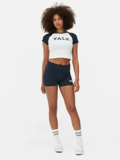 Tops Und T-Shirts|Primark „Yale“ Baby-T-Shirt Elfenbeinfarben