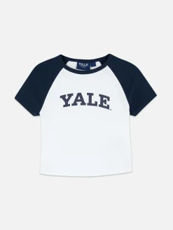 Tops Und T-Shirts|Primark „Yale“ Baby-T-Shirt Elfenbeinfarben