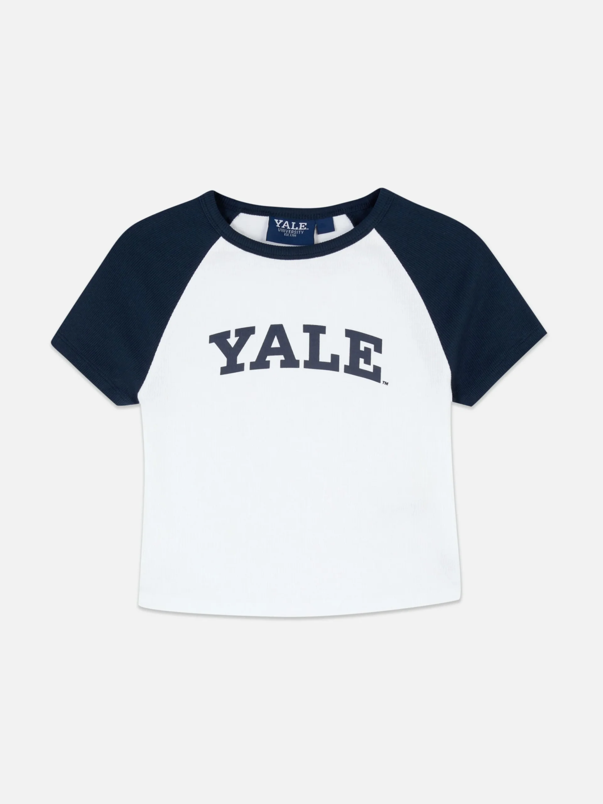 Tops Und T-Shirts|Primark „Yale“ Baby-T-Shirt Elfenbeinfarben