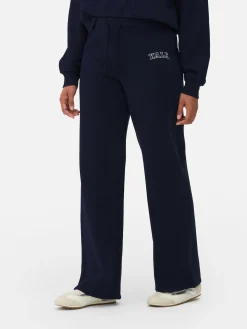 Jogginghosen|Primark „Yale“ Kombi-Jogginghose Mit Weitem Bein Marineblau