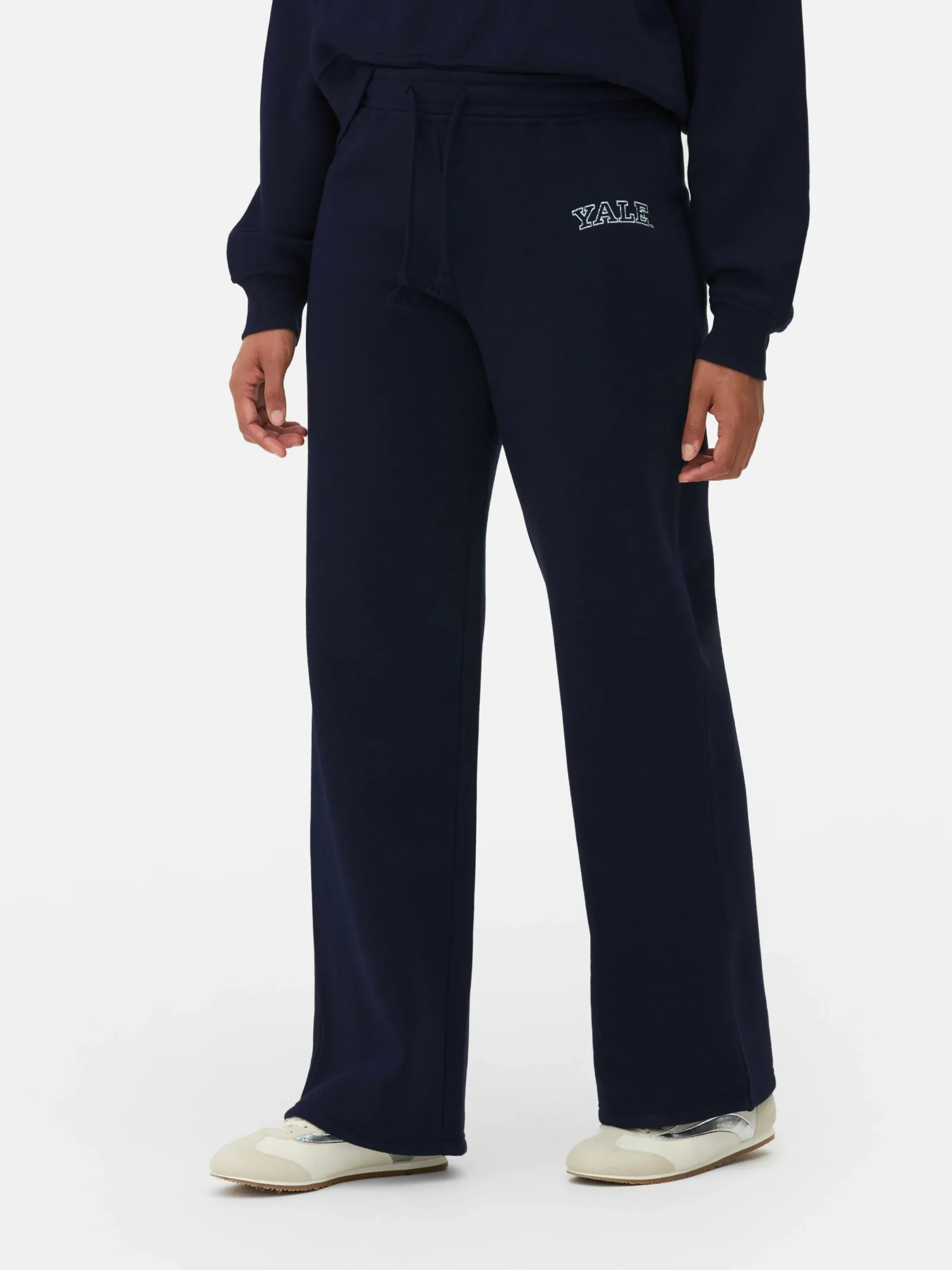 Jogginghosen|Primark „Yale“ Kombi-Jogginghose Mit Weitem Bein Marineblau