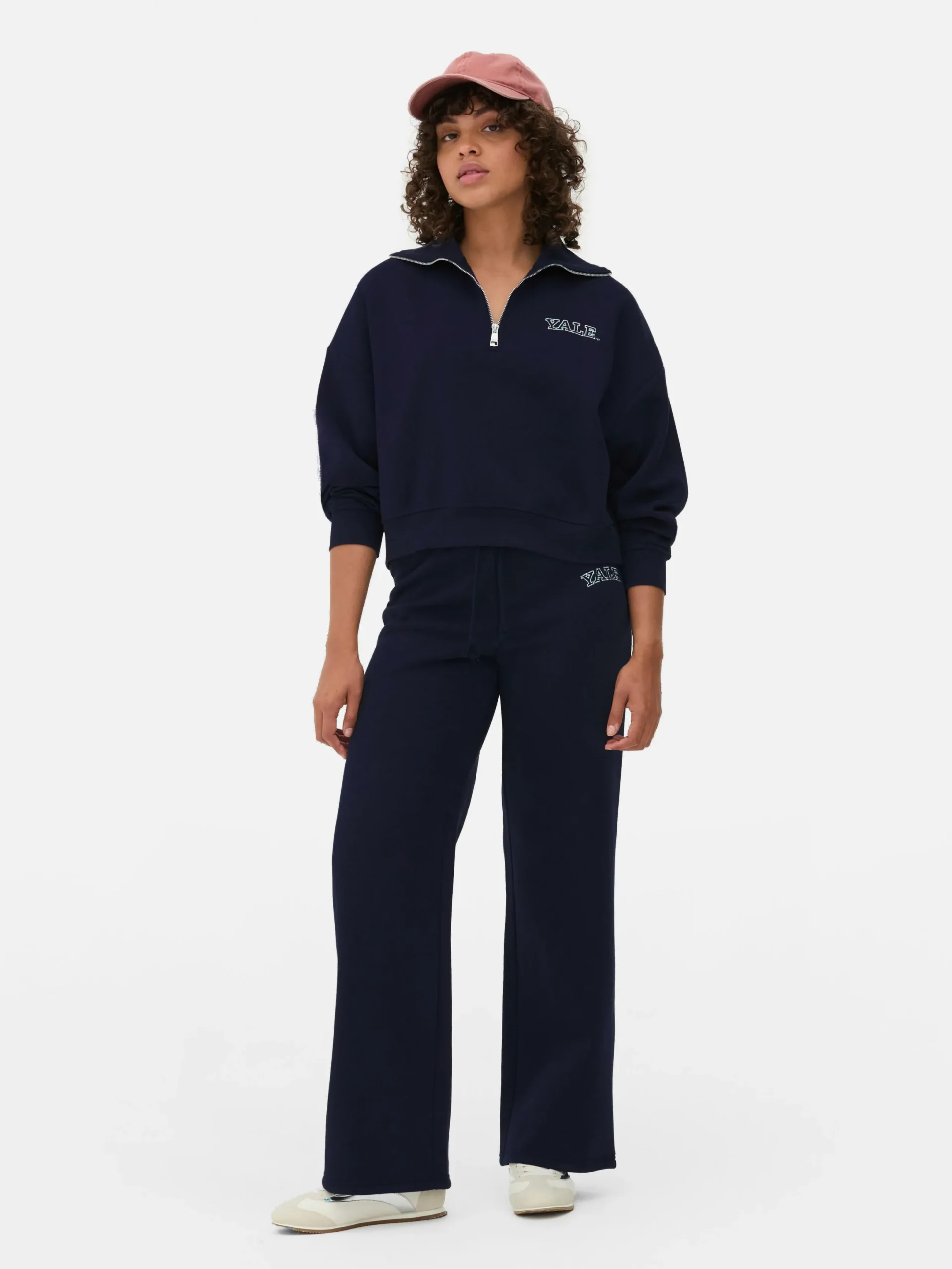 Hoodies Und Sweatshirts|Primark „Yale“ Sweatshirt Mit Halbem Reißverschluss Marineblau
