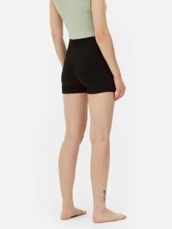 Shorts|Primark Yogashorts Mit Hohem Bund, 2er-Pack Schwarz 2