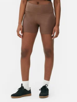 Shorts|Primark Yogashorts Mit Hohem Bund, 2er-Pack Schwarz/Nude