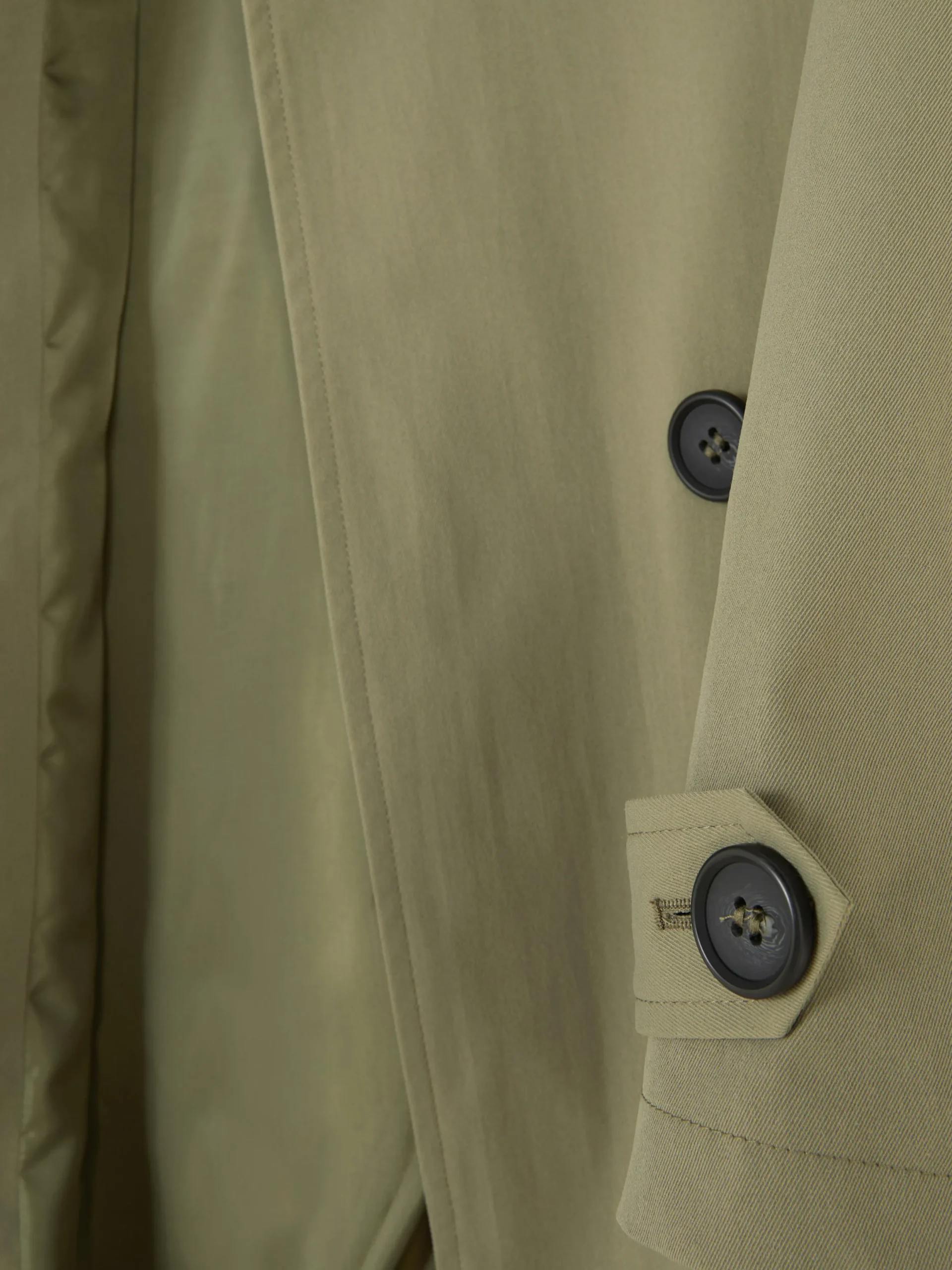 Jacken Und Mäntel|Primark Zweireihiger Trenchcoat Mit Gürtel Khakifarben