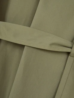 Jacken Und Mäntel|Primark Zweireihiger Trenchcoat Mit Gürtel Khakifarben