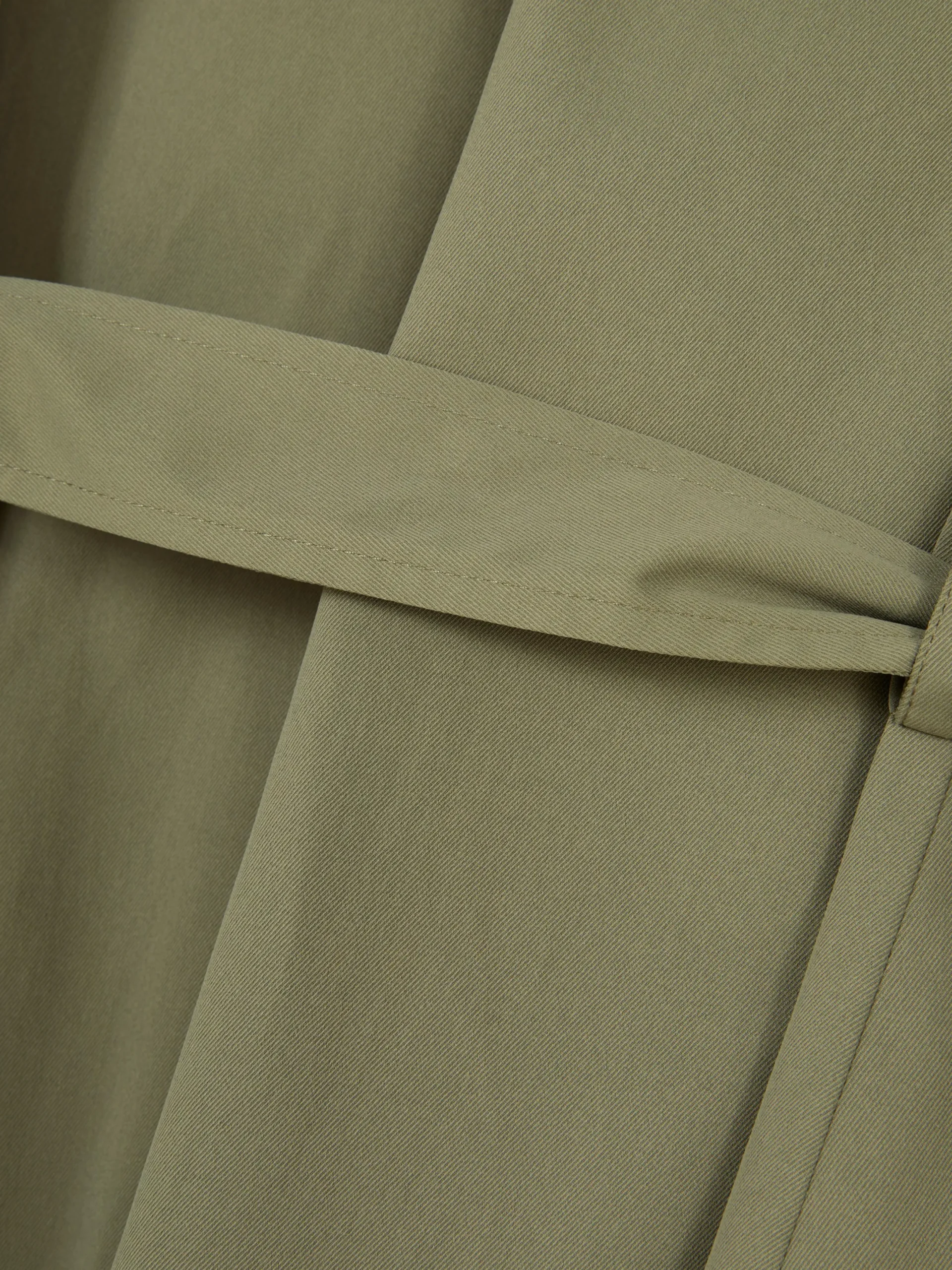Jacken Und Mäntel|Primark Zweireihiger Trenchcoat Mit Gürtel Khakifarben
