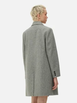 Jacken Und Mäntel|Primark Zweireihiger Twillmantel Grau